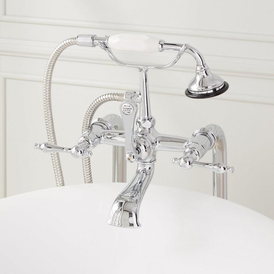 Freestanding Telephone Tub Faucet & Supplies - Lever Handles, , large image number 3