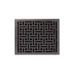 Wicker Style Solid Brass Floor Register - Oil Rubbed Bronze 10" x 14" (11-1/8" x 15" Overall), , large image number 0
