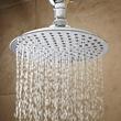 Bostonian Rainfall Shower Head With Ornate Arm, , large image number 1
