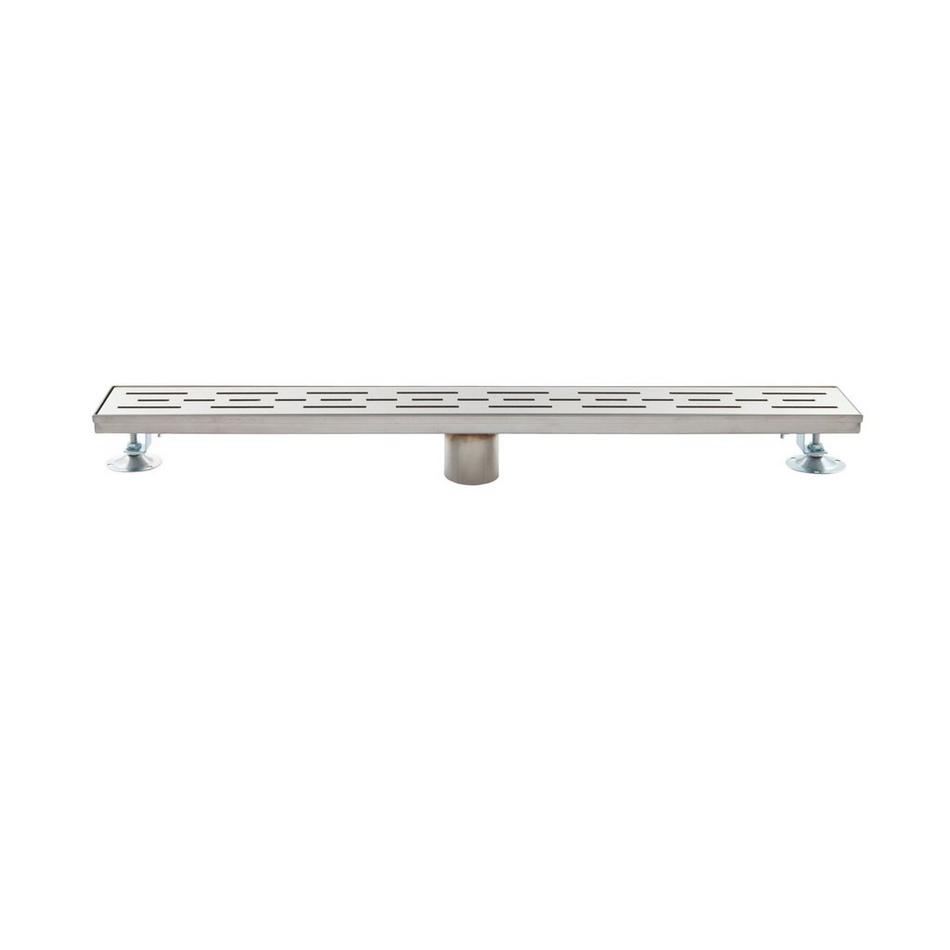 24 Carmen Outdoor Linear Shower Drain - Polished Stainless Steel | Signature Hardware 405001
