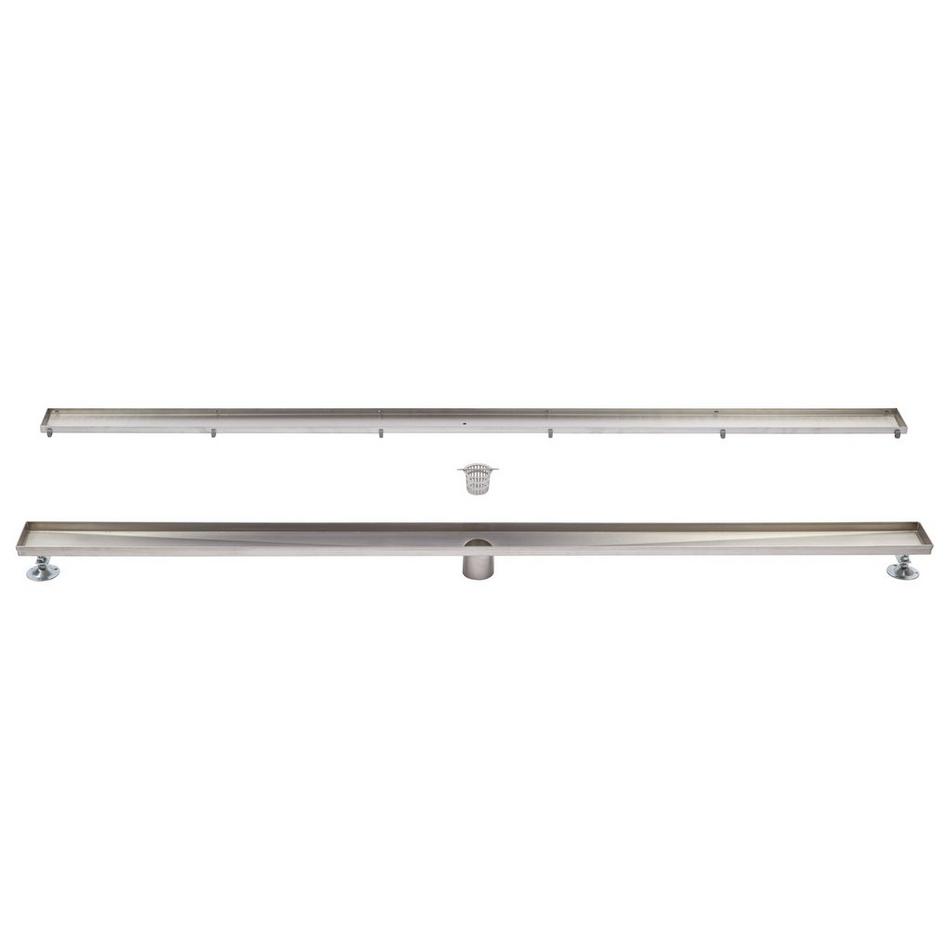 48" Cohen Linear Tile-In Shower Drain - Polished Brass, , large image number 14