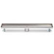 24" Cohen Linear Tile-In Shower Drain - with Drain Flange - Brushed Stainless Steel, , large image number 2