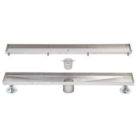Cohen Linear Tile-In Shower Drain with Drain Flange