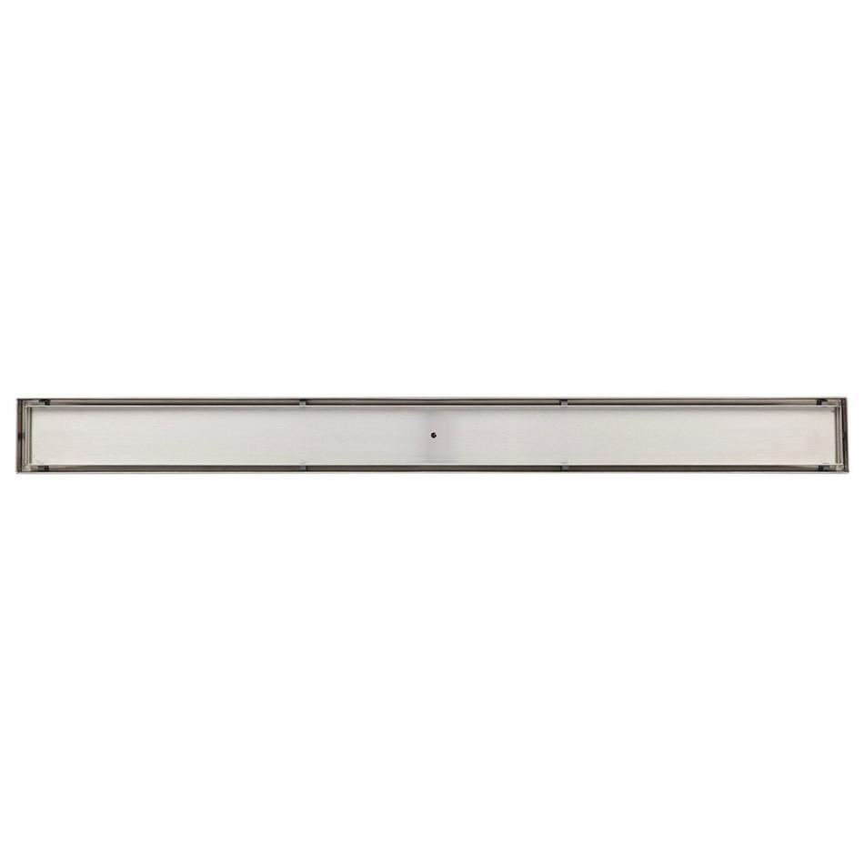 36" Cohen Linear Tile-In Shower Drain - with Drain Flange - Brushed Stainless Steel, , large image number 1