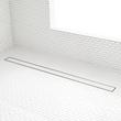 48" Cohen Linear Tile-In Shower Drain - with Drain Flange - Brushed Stainless Steel, , large image number 0