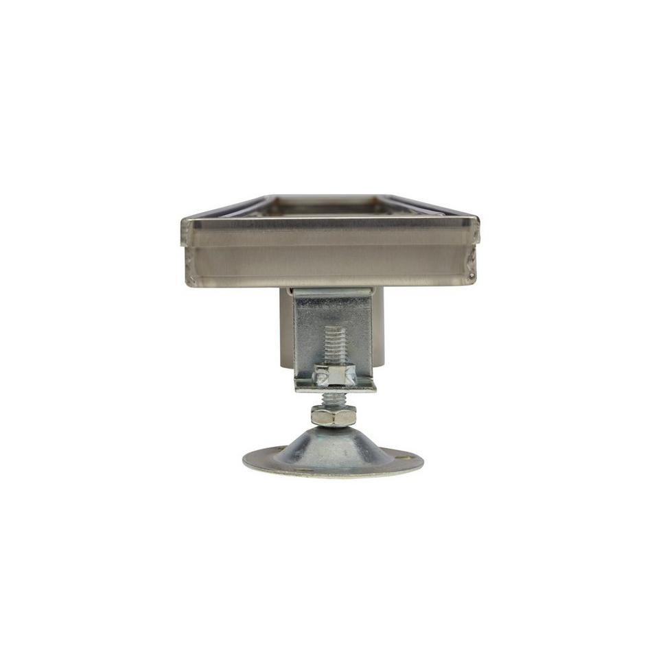 48" Cohen Linear Tile-In Shower Drain - with Drain Flange - Brushed Stainless Steel, , large image number 4