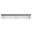 24" Carmen Linear Shower Drain - with Drain Flange - Polished Stainless Steel, , large image number 2