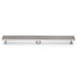 28" Carmen Linear Shower Drain - with Drain Flange - Polished Stainless Steel, , large image number 2