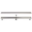 28" Carmen Linear Shower Drain - with Drain Flange - Polished Stainless Steel, , large image number 5