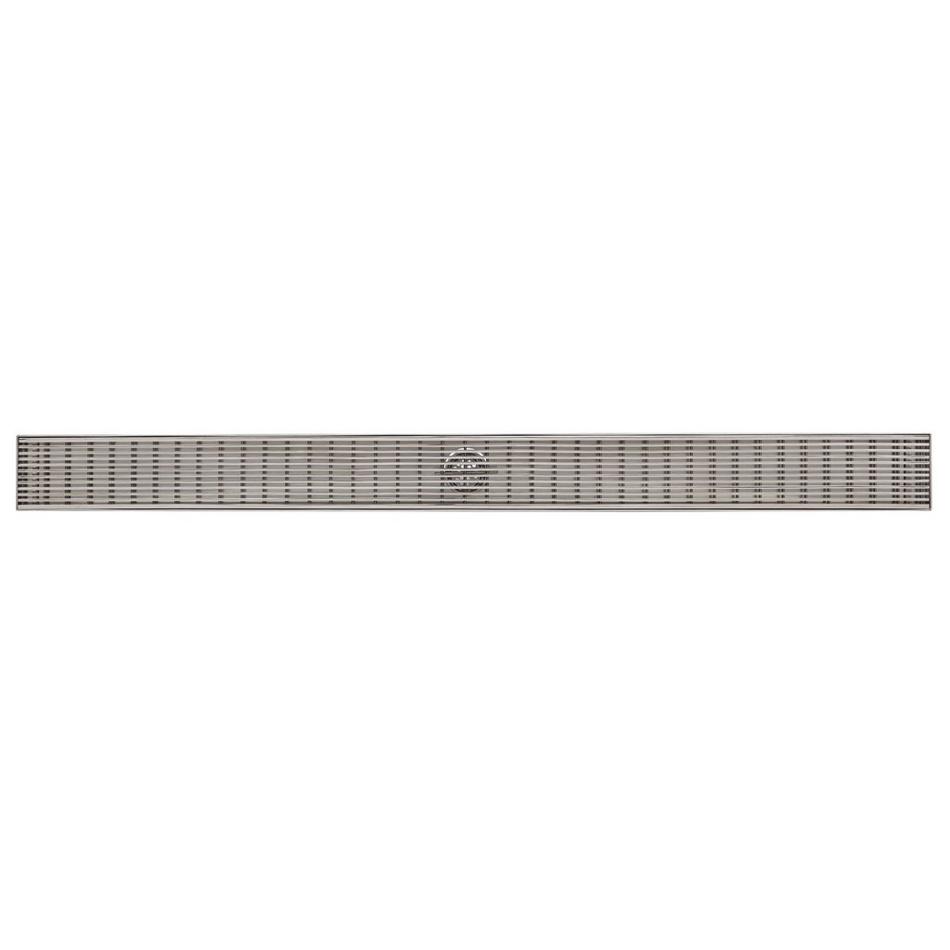 40" Carmen Linear Shower Drain - with Drain Flange - Polished Stainless Steel, , large image number 1