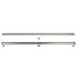 60" Carmen Linear Shower Drain - with Drain Flange - Polished Stainless Steel, , large image number 5