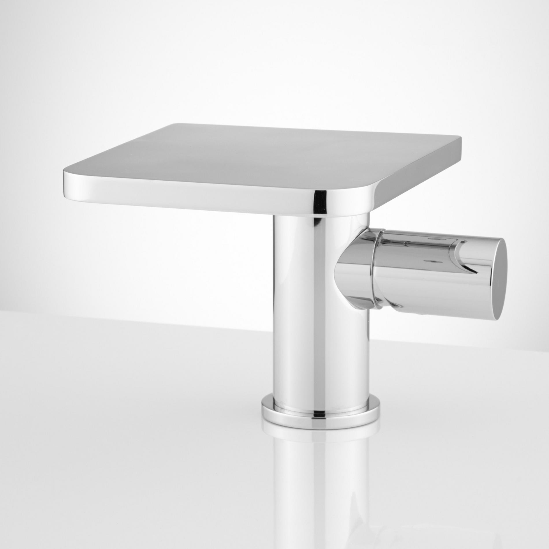 Knox SingleHole Waterfall Bathroom Faucet with PopUp Drain