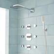 Arin Thermostatic Shower System with Hand Shower & 6 Body Sprays, , large image number 1