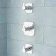 Arin Thermostatic Shower System with Hand Shower & 6 Body Sprays - Chrome, , large image number 4