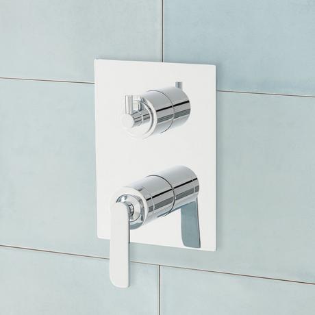 Calhoun Shower System with Rainfall Shower Head & Hand Shower