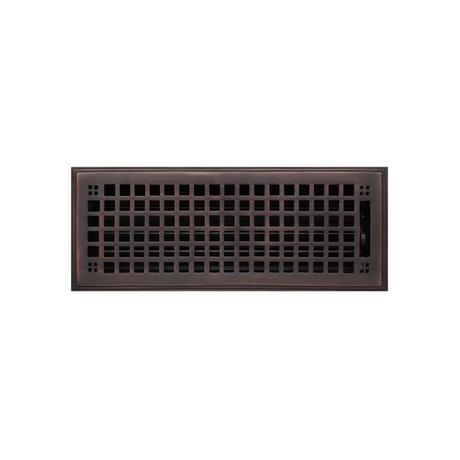 Mission Solid Brass Floor Register