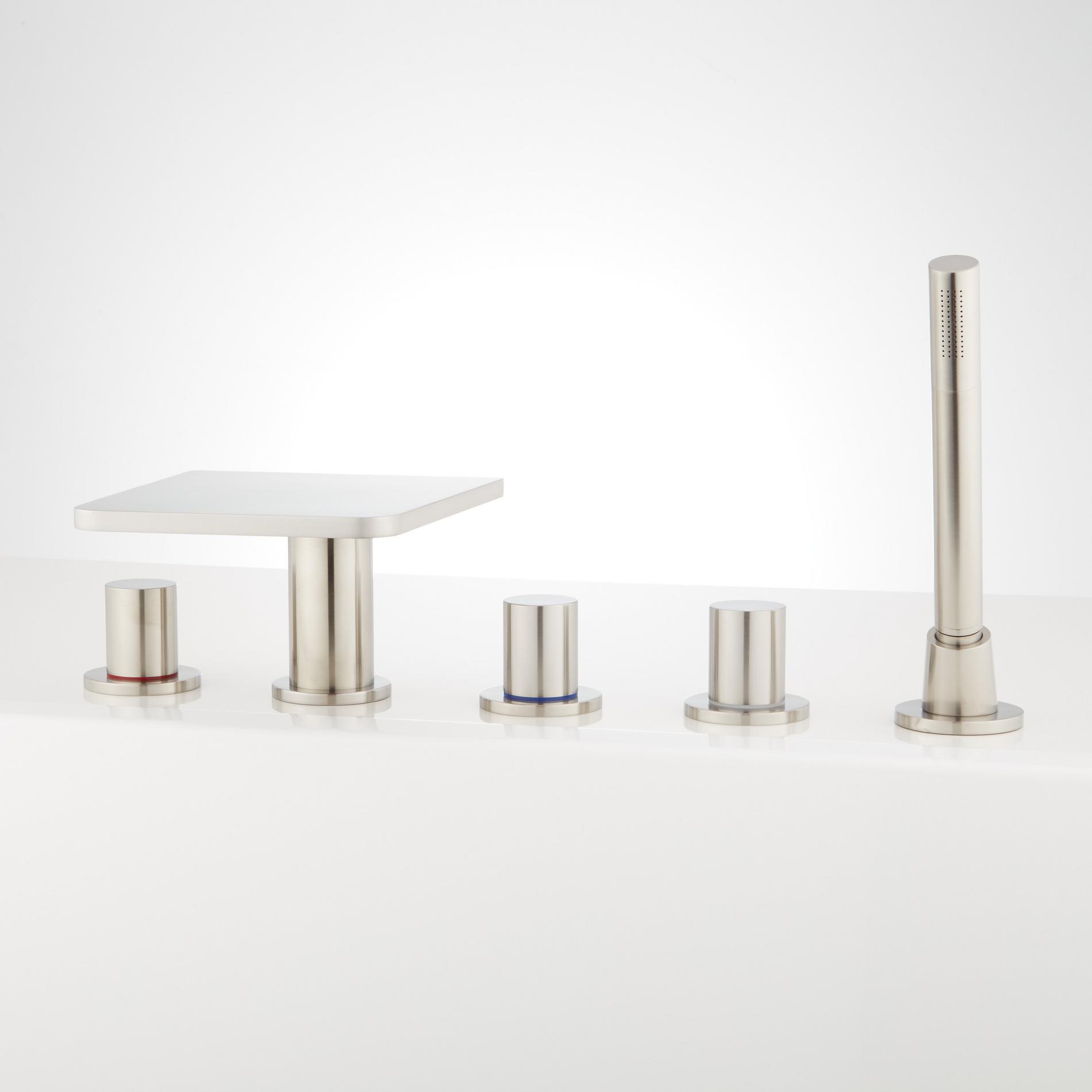 Knox Roman Waterfall Tub Faucet and Hand Shower Signature Hardware