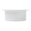 Standard Garbage Disposer Flange & Stopper - White, , large image number 1