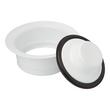 Standard Garbage Disposer Flange & Stopper - White, , large image number 2