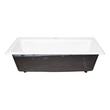 33" Palazzo Cast Iron Drop-In Kitchen Sink - White, , large image number 2