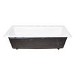 33" Palazzo Cast Iron Drop-In Kitchen Sink - White, , large image number 3
