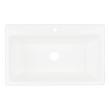 36" Frattina Cast Iron Drop-In Kitchen Sink - White, , large image number 8