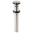 Extended Press Type Pop-Up Bathroom Drain - No Overflow - Polished Nickel, , large image number 7