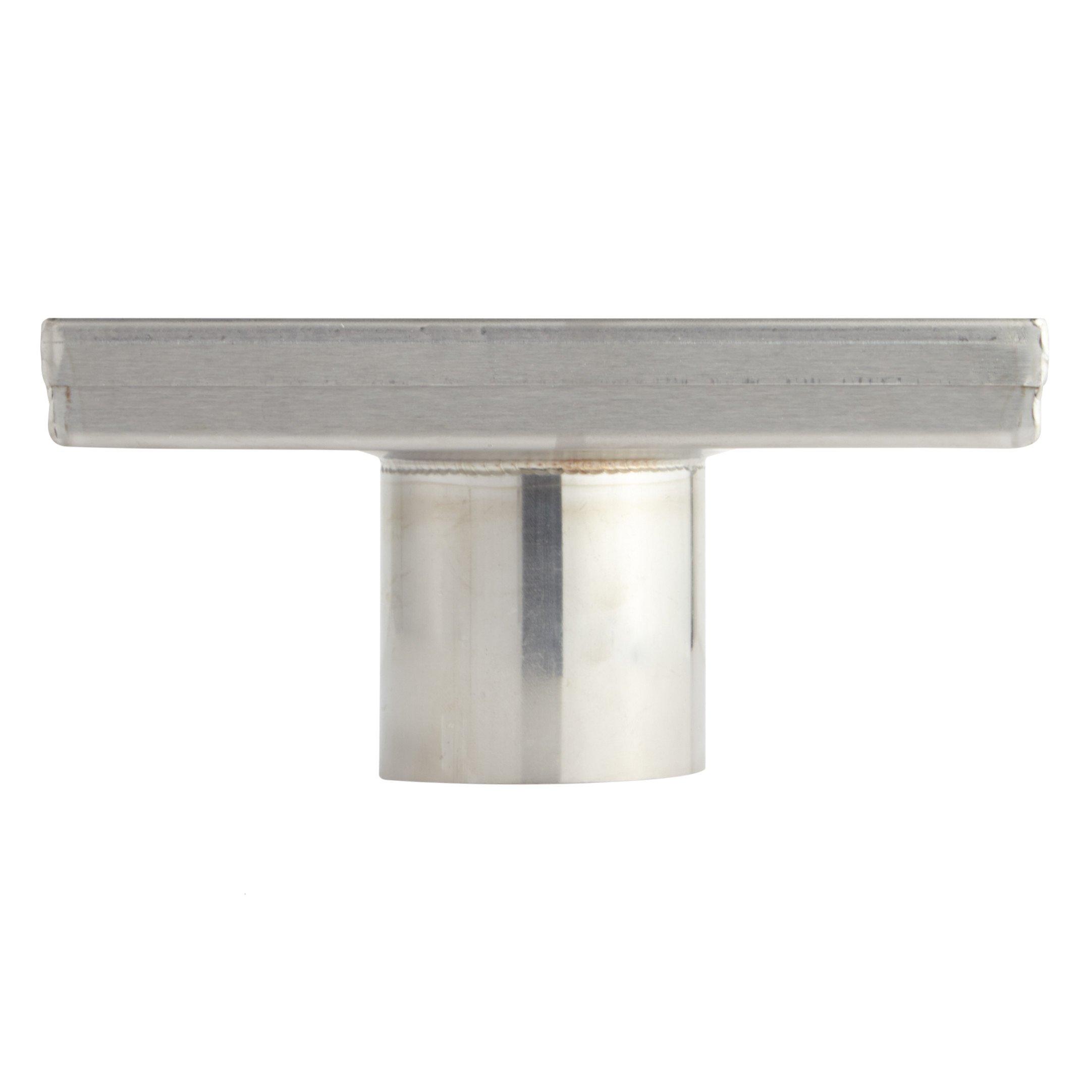 Carmen Square Shower Drain with Drain Flange | Signature