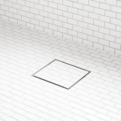 Cohen Square Tile-In Shower Drain  with Drain Flange