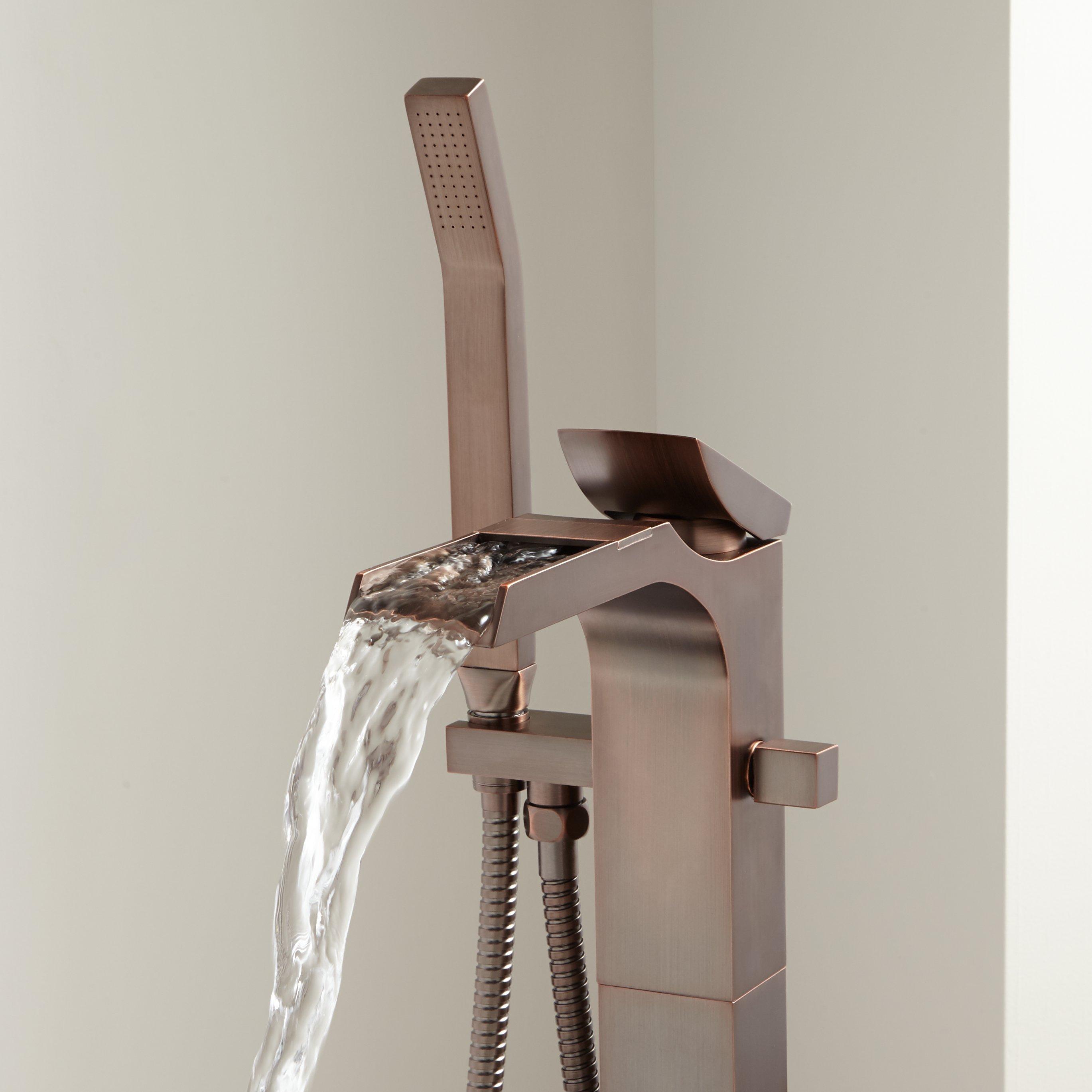 Offers Waterfall tub filler faucet