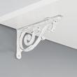 Dulcet Cast Iron Shelf Bracket - 5-1/4" - Distressed White, , large image number 0