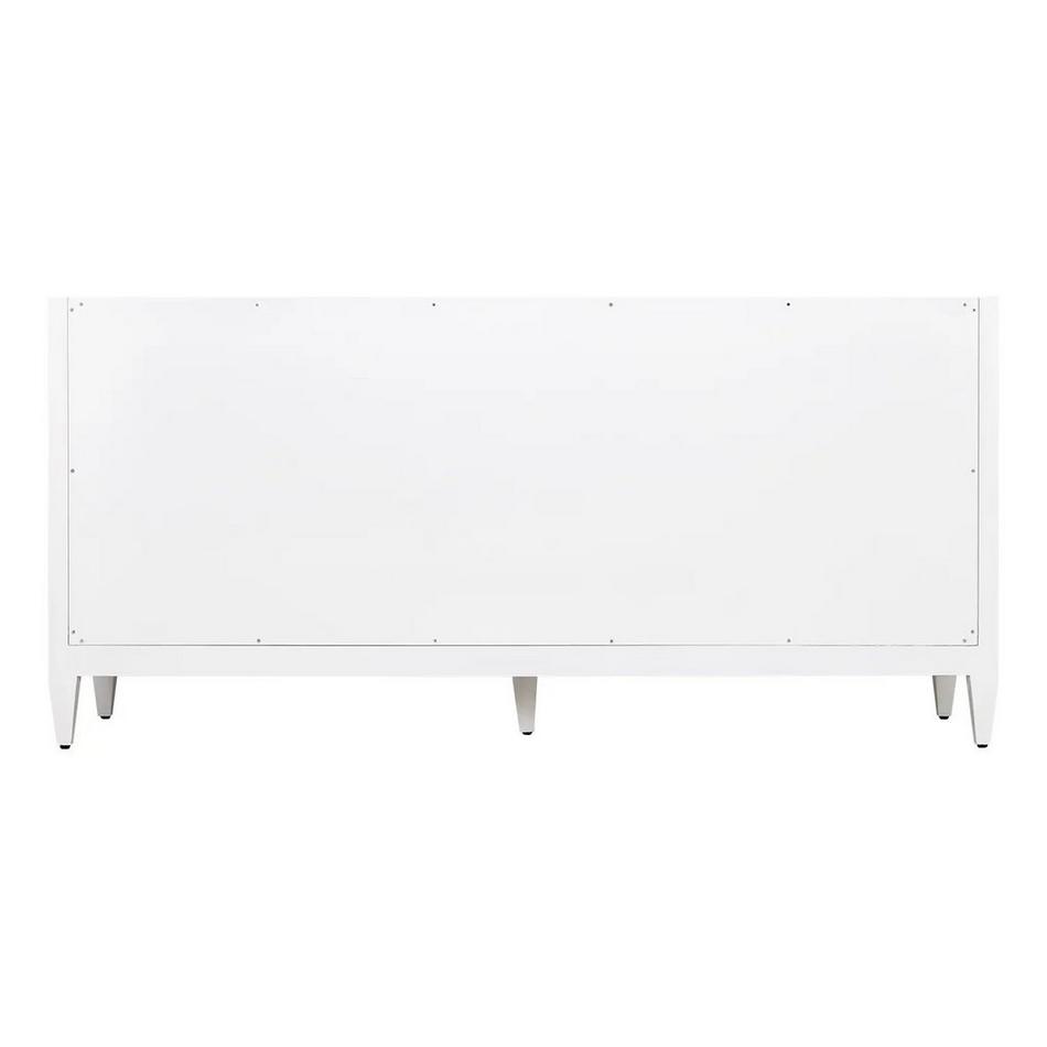 72" Hawkins Mahogany Double Vanity for Undermount Sink - White, , large image number 3