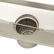 48" Carmen Outdoor Linear Shower Drain - Polished Stainless Steel, , large image number 6