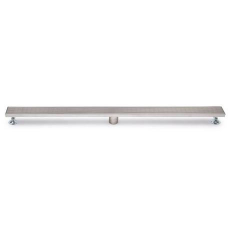 48" Carmen Outdoor Linear Shower Drain - Polished Stainless Steel