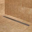 48" Carmen Linear Shower Drain - with Drain Flange - Polished Stainless Steel, , large image number 0