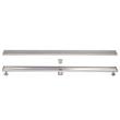 48" Carmen Outdoor Linear Shower Drain - Polished Stainless Steel, , large image number 5