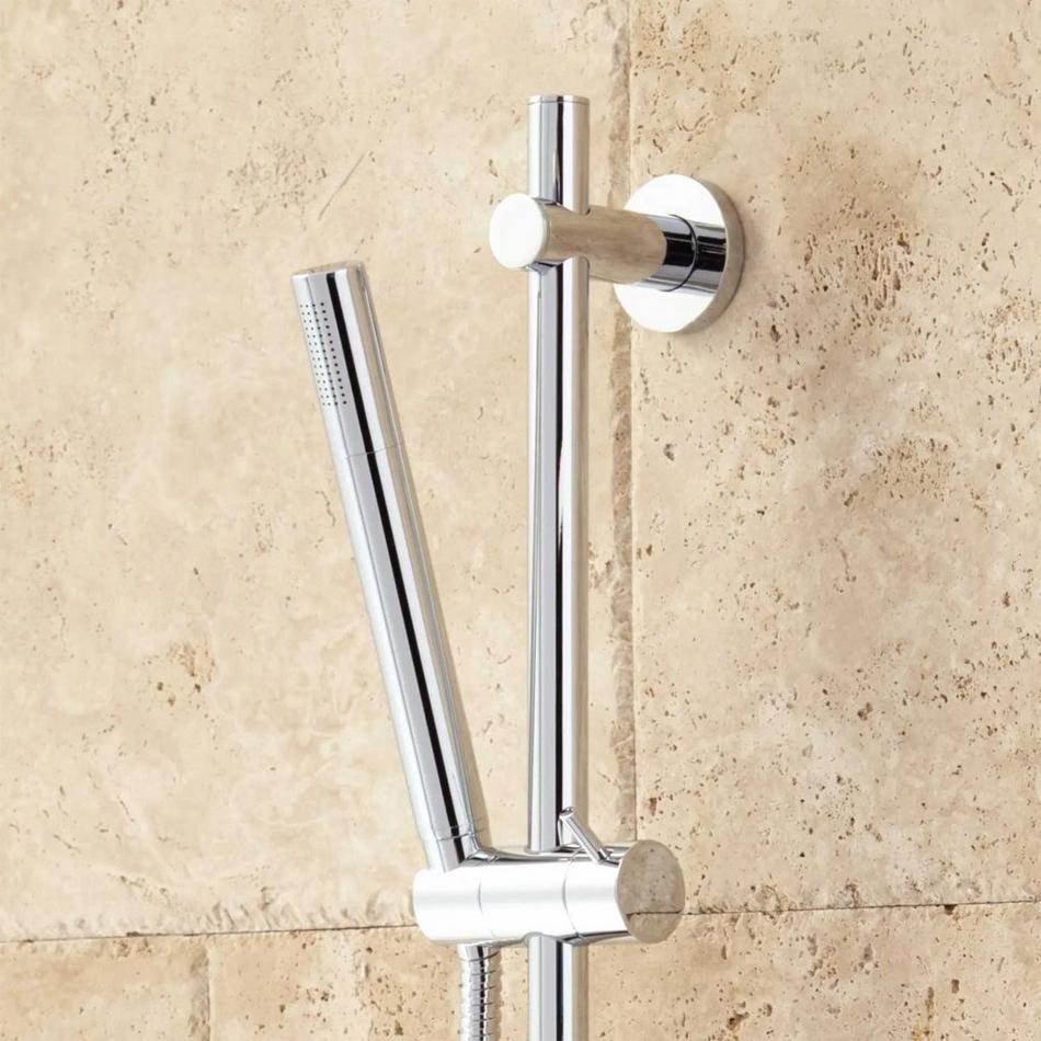 Kennedy Thermostatic Tub & Shower System - Chrome, , large image number 1