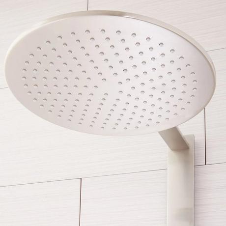 Correia Thermostatic Shower Panel with Rainfall Shower Head & Hand Shower