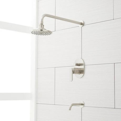 Wingfield Tub and Shower Set with Rainfall Shower Head
