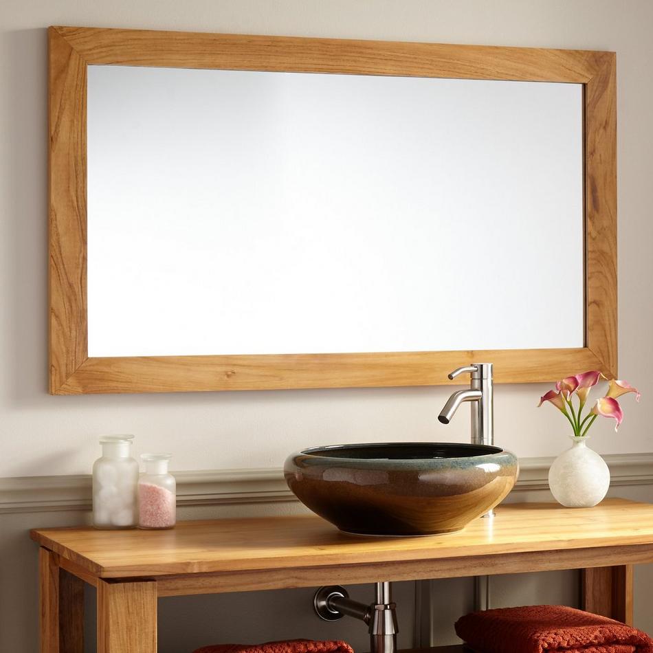 Signature Hardware Wulan Vanity Shelf Bathroom Accessory - Gray Wash