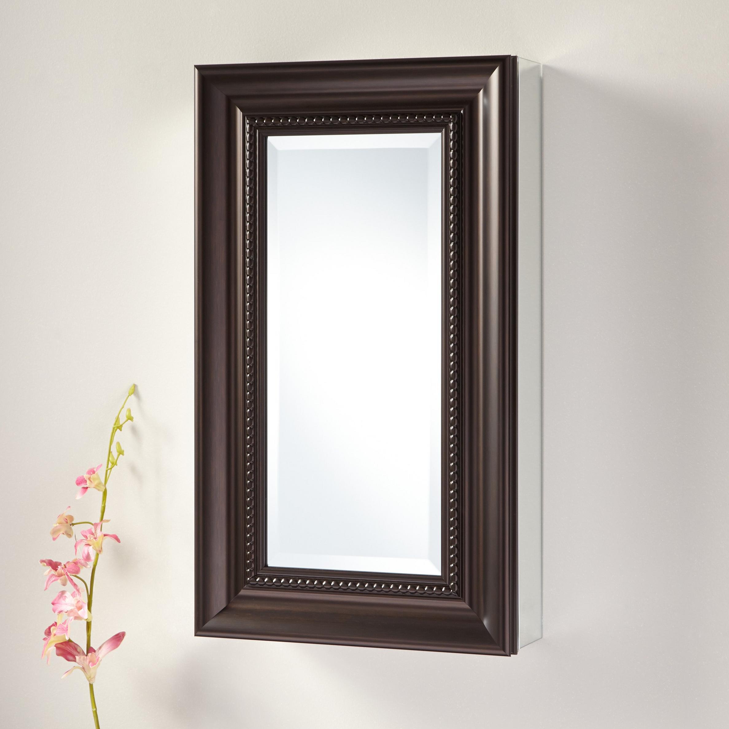 15" Bernstein Surface Mount Deco Aluminum Medicine Oil Rubbed