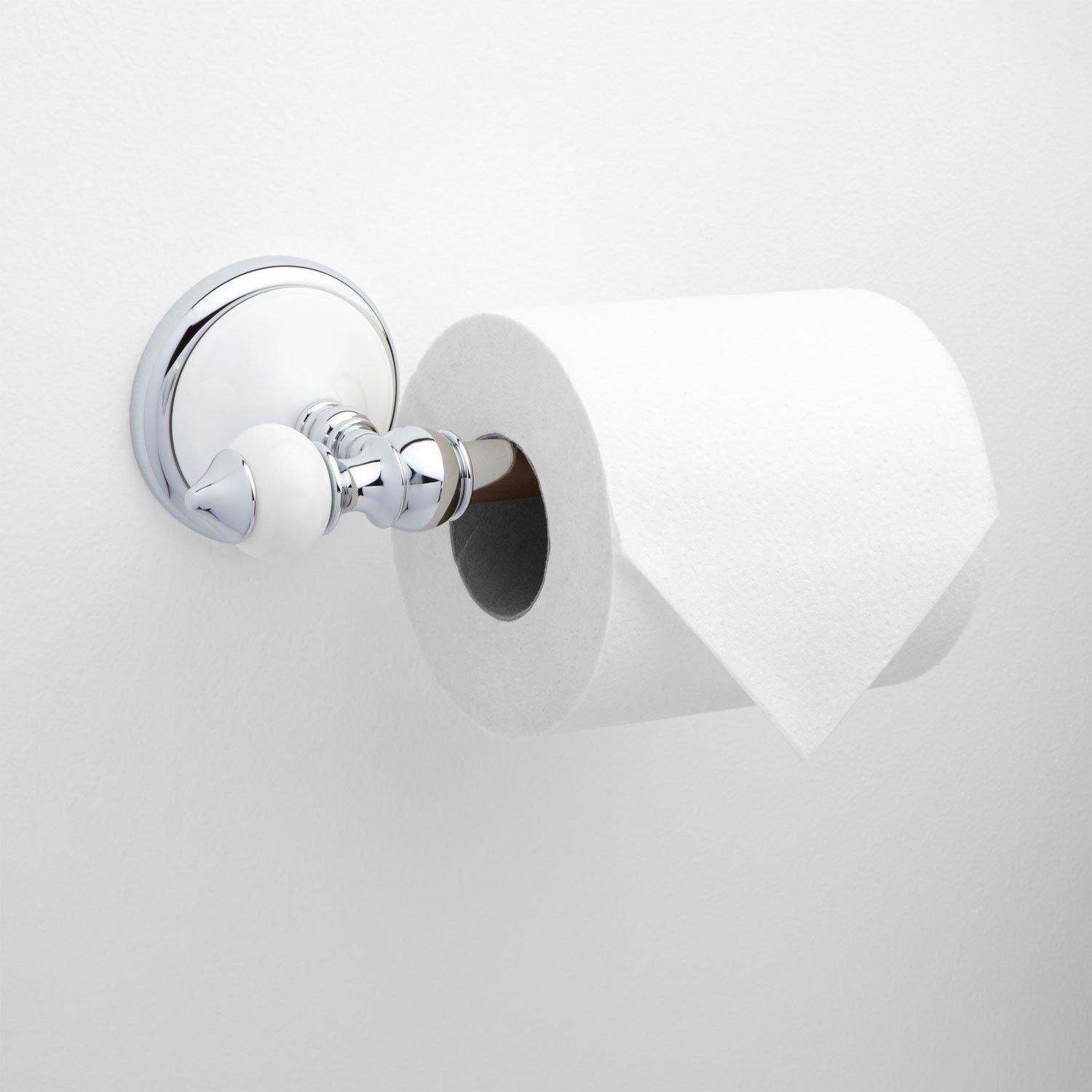 Screwless toilet deals roll holder