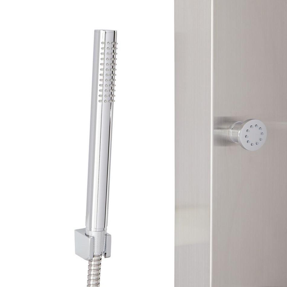 Novi Thermostatic Stainless Steel Shower Panel with Hand Shower, , large image number 5