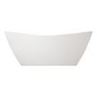 67" Renlo Acrylic Freestanding Tub - With Integral Overflow, , large image number 2