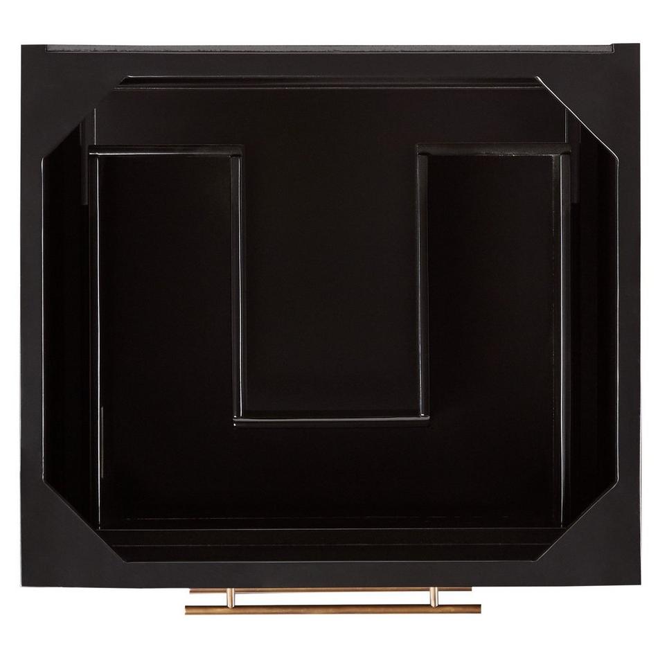 24" Robertson Console Vanity for Undermount Sink - Black, , large image number 3