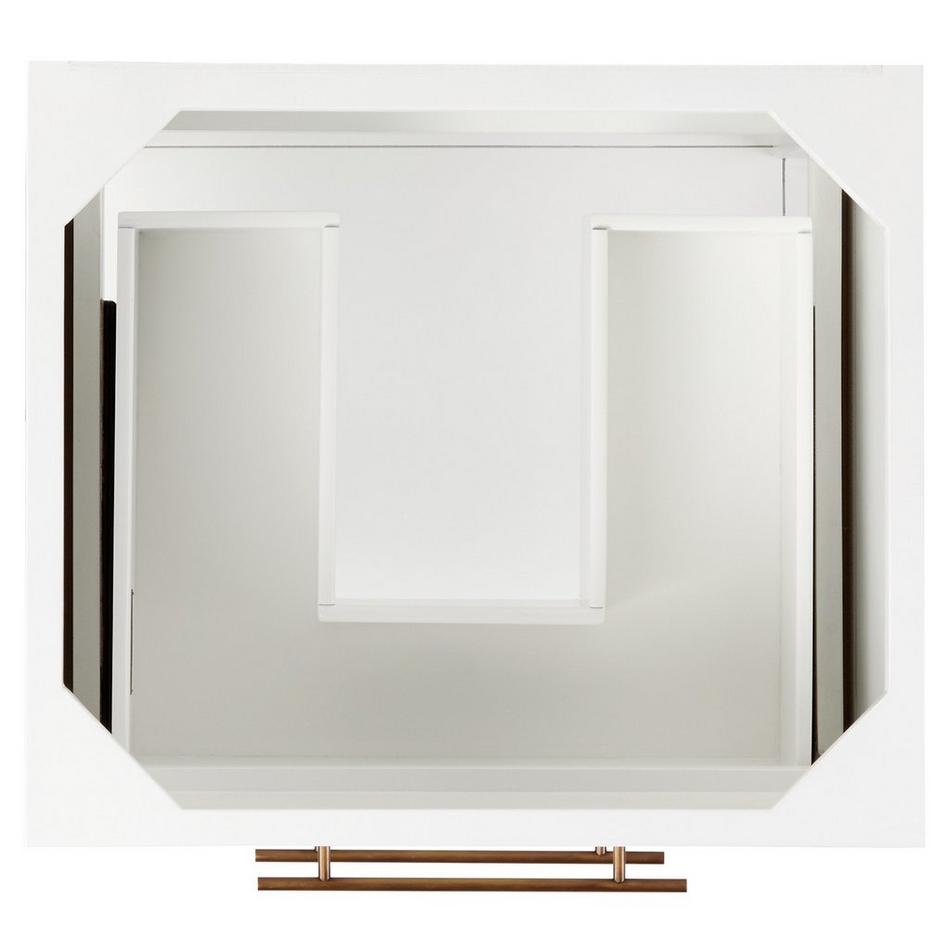24" Robertson Vanity for Rect Undermount Sink - Bright White, , large image number 2