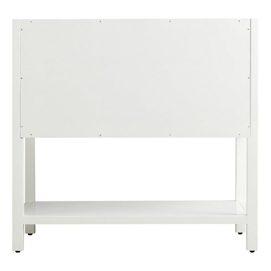 36" Robertson Console Vanity for Rectangular Undermount Sink - Bright White, , large image number 4