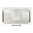 36" Robertson Console Vanity for Rectangular Undermount Sink - Bright White, , large image number 3
