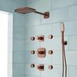 Arin Thermostatic Shower System with Hand Shower & 6 Body Sprays, , large image number 2