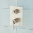 Calhoun Shower System with Rainfall Shower Head and Hand Shower - Brushed Nickel, , large image number 3